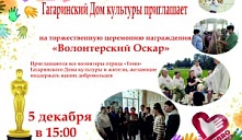 Торжественная церемония награждения «Волонтёрский Оскар»