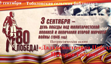  Патриотическая акция «Дальневосточная Победа. Истории России»